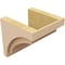 Ekena Millwork 10"W x 10"D x 10"H Wide Rivera Rough Cedar Woodgrain TimberThane Corbel, Primed Tan CORUR10X10X10RIVRCPR - alternate 6